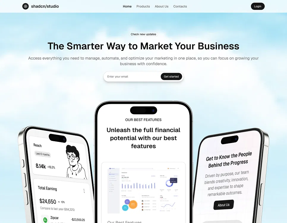 Just Website hero image
