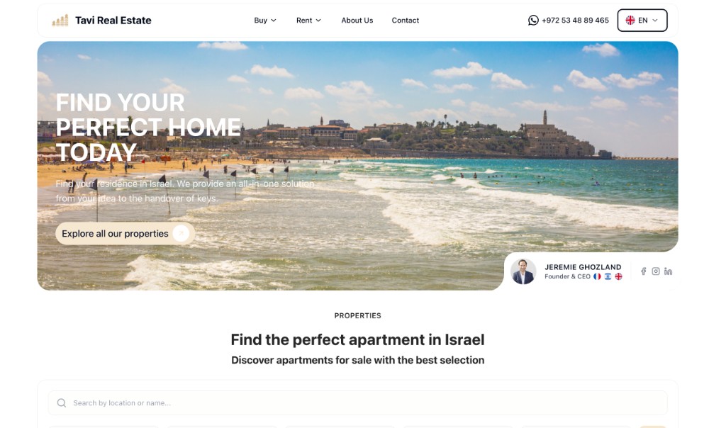 Tavi Real Estate project